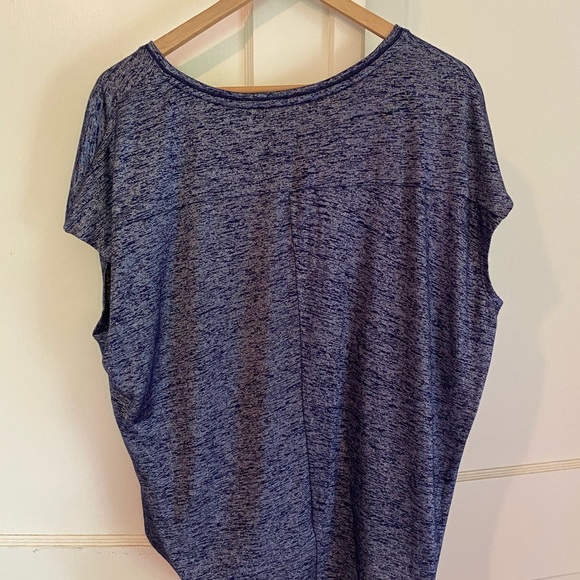 WHBM navy v-neck muscle tee - Picture 3 of 5